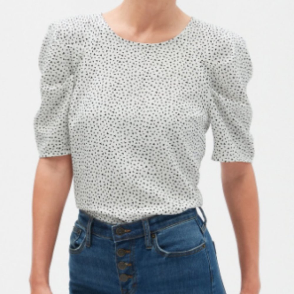 NWOT Banana Republic Factory Puff Sleeve Top